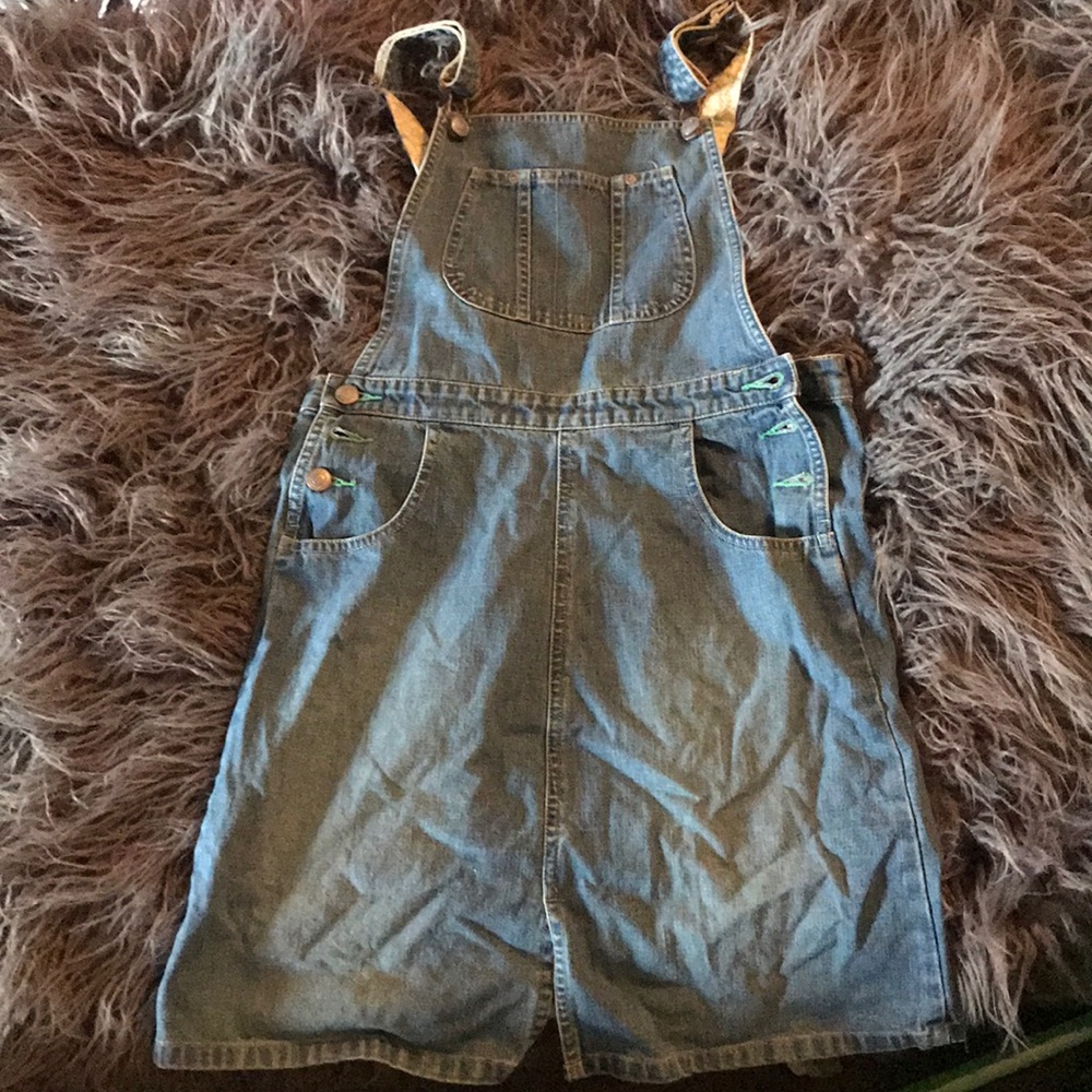 Overall denim dress